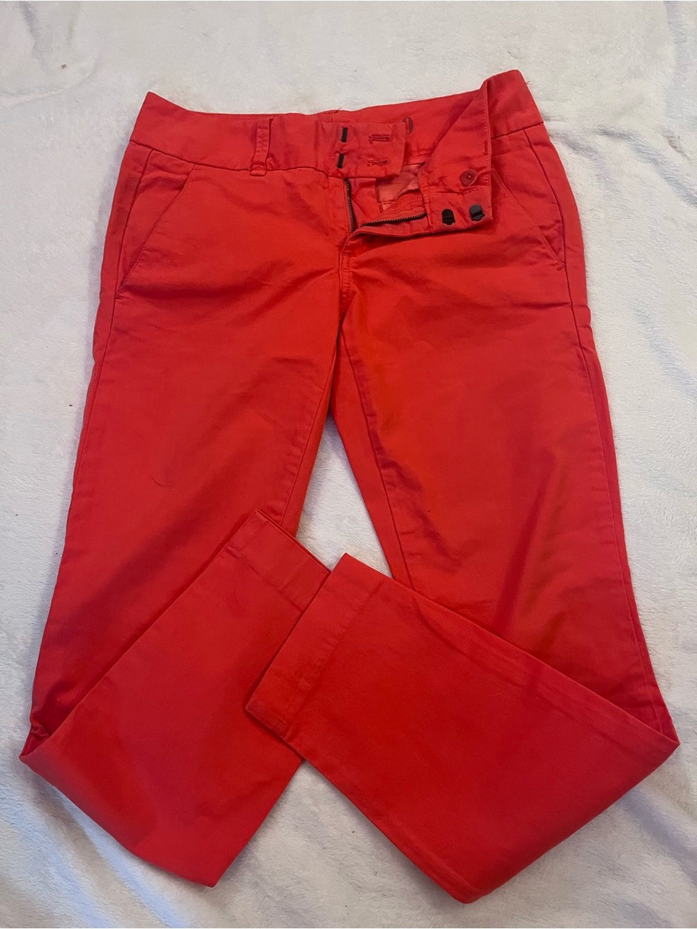 J. Crew ANDIE Pants in Vivid Red